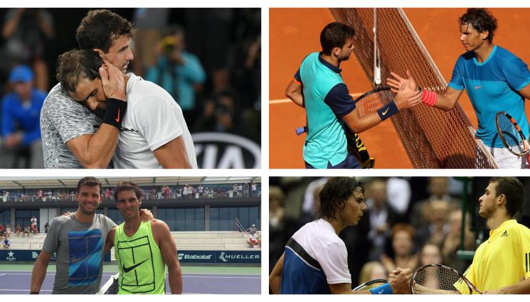 Григор Димитров Рафаел Надал - Гришо искрено и лично към Надал