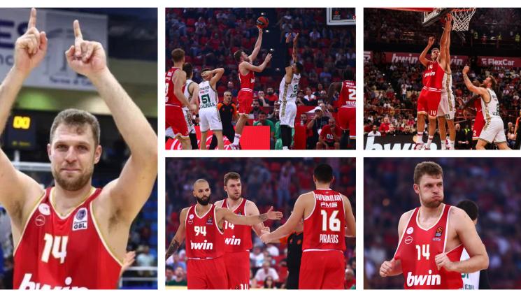 Александър Везенков Олимпиакос Жалгирис - Вездесъщ Везенков донесе първи успех на Олимпиакос в Евролигата