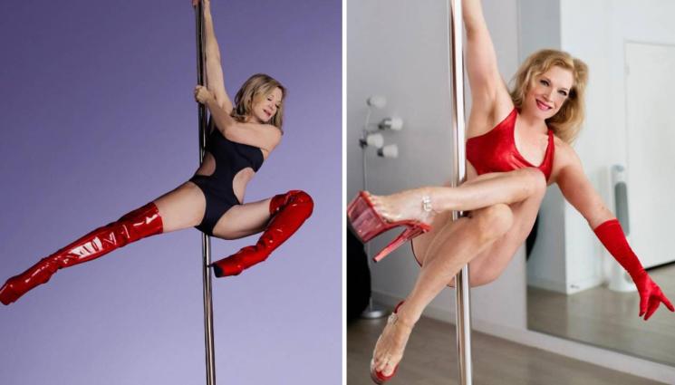 dd - 71-годишна танцьорка на пилон не спира да работи (ВИДЕО)