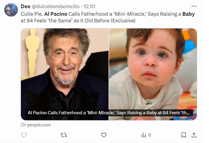 Ал Пачино бебе
