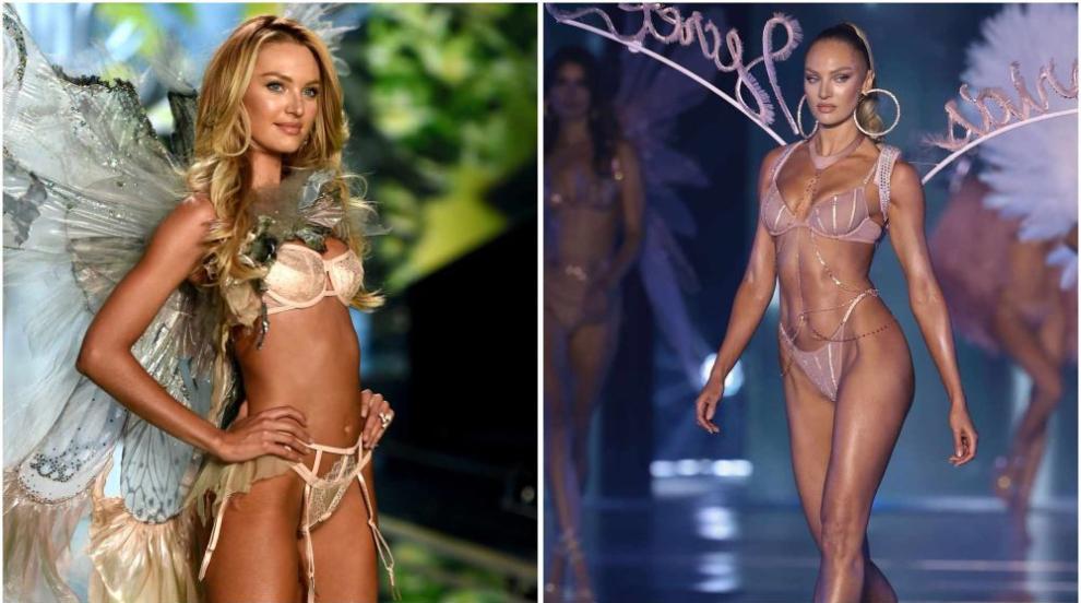 18 години и две деца по-късно: Кандис Суейнпоъл е най-секси ангелчето на Victoria's Secret (СНИМКИ)