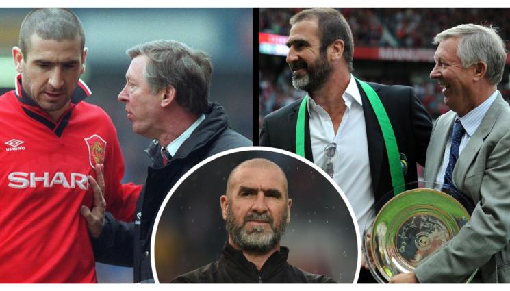 Ерик Кантона сър Алекс Фъргюсън - Великият Кантона побесня от гаврата със сър Алекс, обяви шефовете на Юнайтед за лайнари