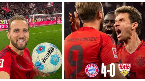 Хари Кейн Байерн Мюнхен 6и хеттрик