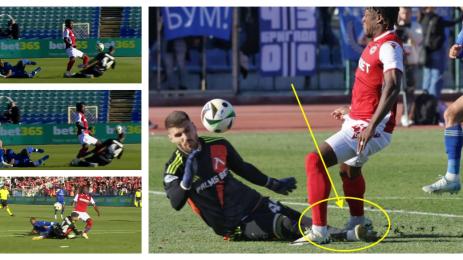 Аарон Исека ЦСКА Левски дузпа