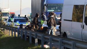 гонка мигранти Околовръстно София