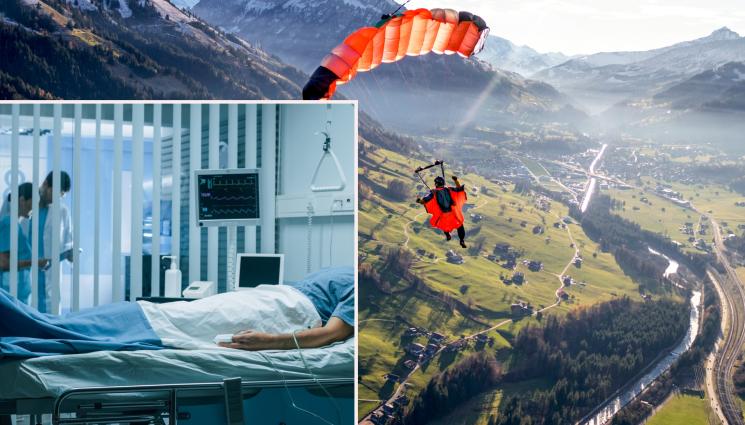 парашут - ФАТАЛНИЯТ СКОК С ПАРАШУТ: Какво е състоянието на пострадалия?