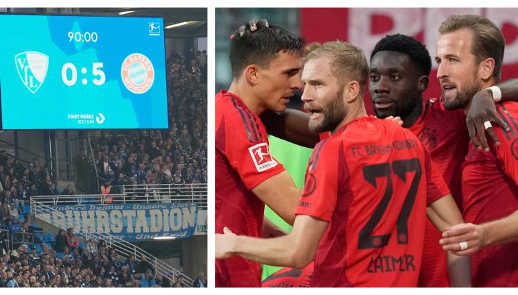 Байерн Мюнхен Бохум - Баварската машина сгази с разлика за 5-и път през сезона