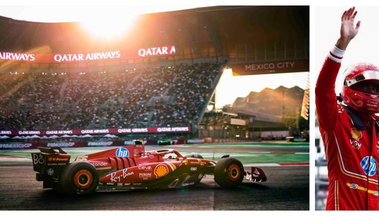 Карлос Сайнц Гран При Мексико - Карамба! Сайнц ликува в Мексико след нов „челен сблъсък” между Норис и Верстапен