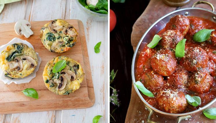 рецепти - СВЕЖО И ВКУСНО: Мини омлети със спанак или бързи и апетитни кюфтенца в сос маринара