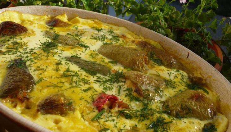 рецепти - ПЪЛНИМ ЧУШКИ С КЕФ: Камби с пилешко, кашкавал и яйце, панирани със сирене или постни с ориз и лук