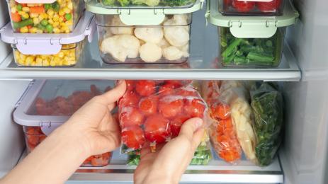 домати фризер зеленчуци