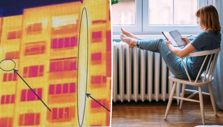 радиатори термовизионна камера парно - Зимният сезон събуди крадците на парно!