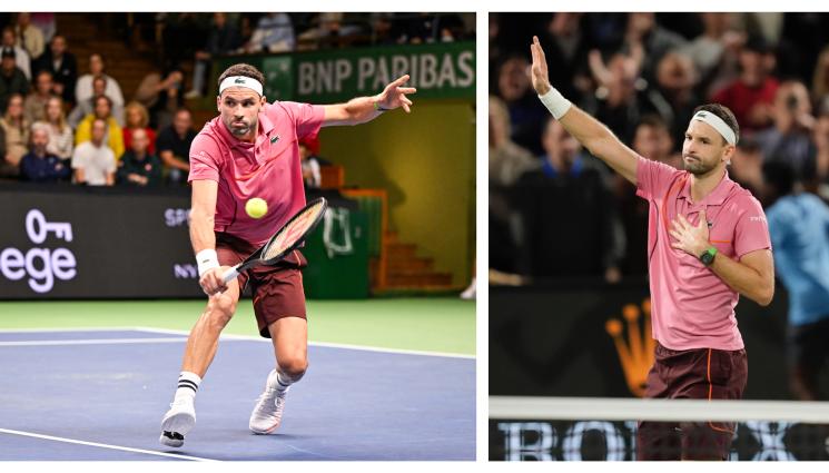 Григор Димитров Париж - Григор изуми звездите на тениса в интересно предизвикателство (ВИДЕО)