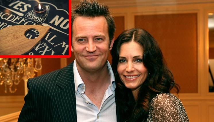 Матю Пери Кортни Кокс - ШЕПОТ ОТ ОТВЪДНОТО: Кортни Кокс вика духа на Матю Пери с дъската на дявола!