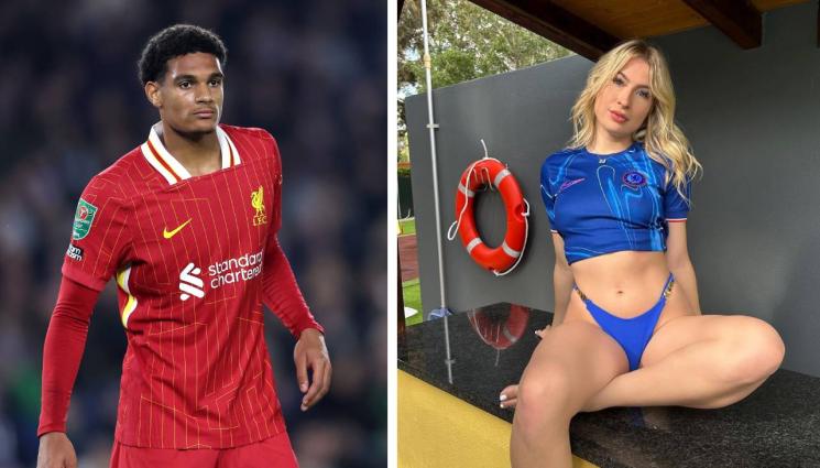 Джарел Куанса Астрид Ует - Талант на Ливърпул налази еротичен модел