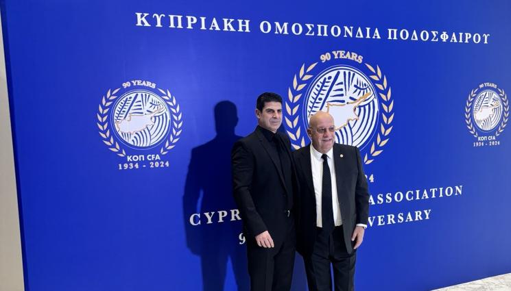 Георги Иванов - Георги Иванов бе официален гост на честванията по повод 90-годишнината на Кипърската футболна федерация