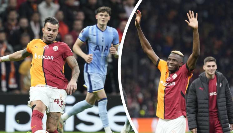 Лига Европа - Галатасарай подчини Тотнъм в голово шоу, оглави класирането в Лига Европа