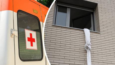 въже от чаршафи