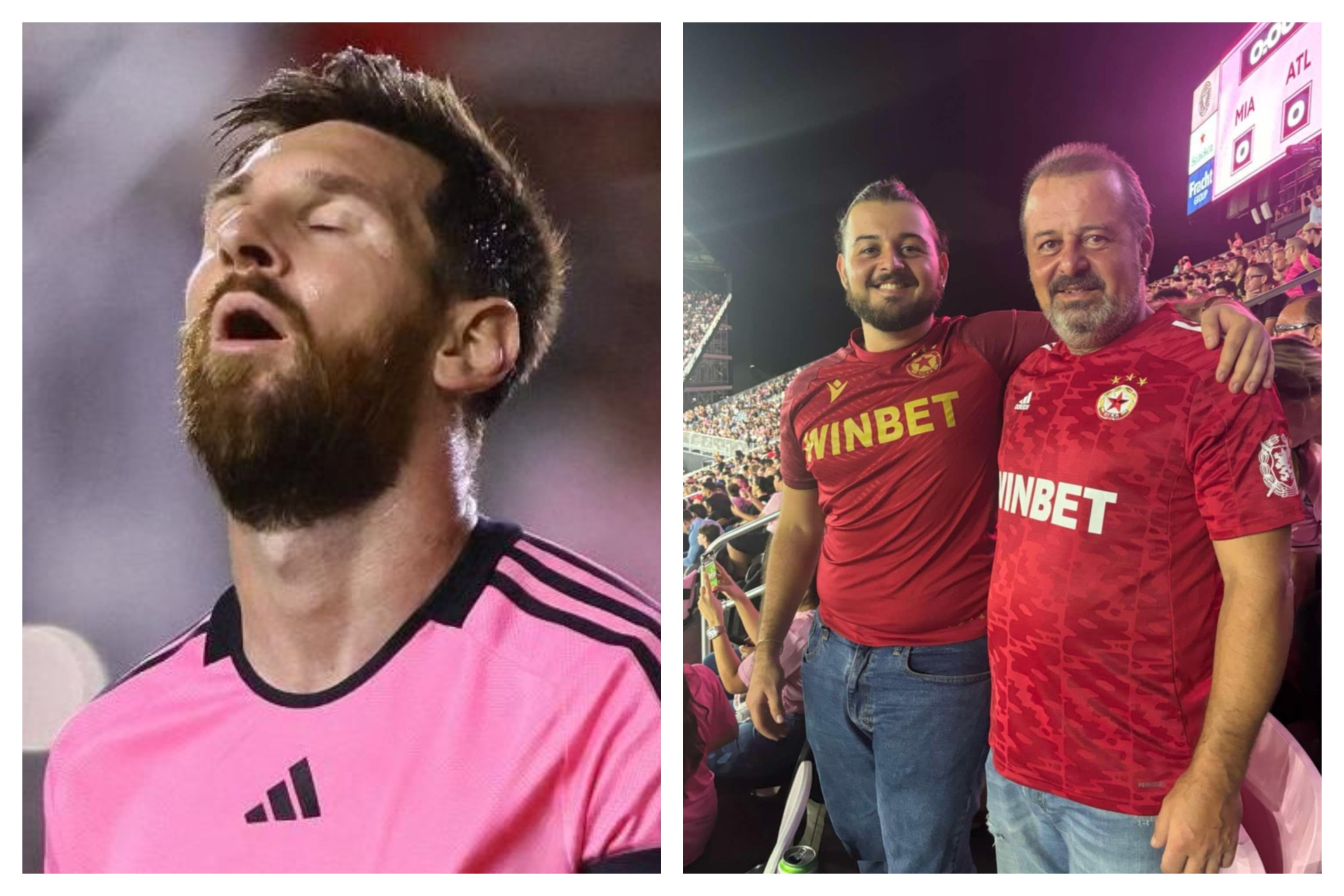 Фенове на ЦСКА изгледаха провала на Меси