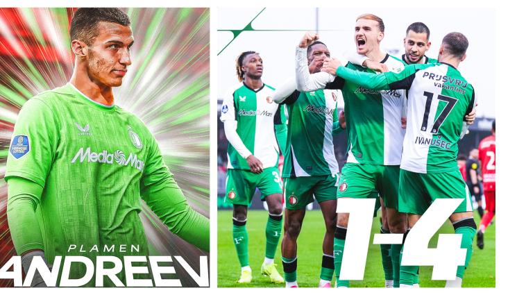 Пламен Андреев Фейенорд - Дебютът на Пламен Андреев за Фейенорд пак се отложи