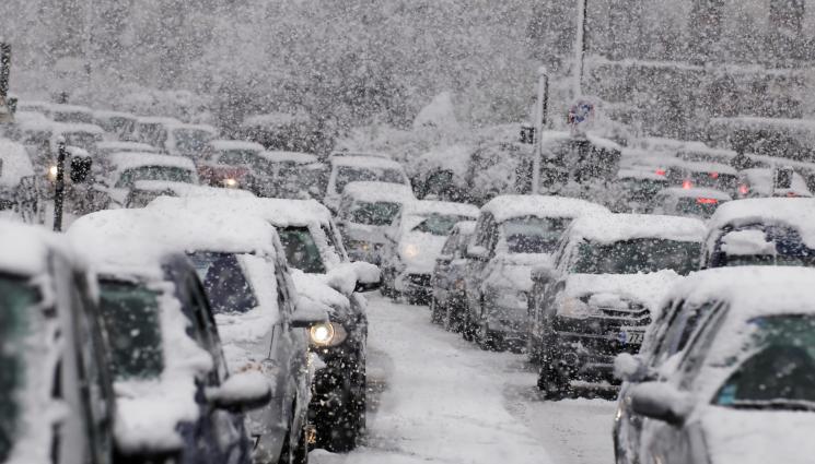 зима сняг - СНЕЖЕН АПОКАЛИПСИС: Жълт и оранжев код за много области, 