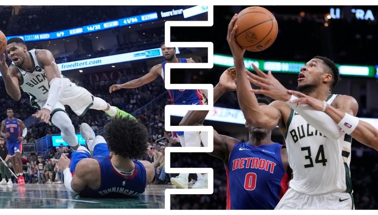 НБА - Янис Адетокунбо заби рекордните 59 точки за успех над Детройт в НБА