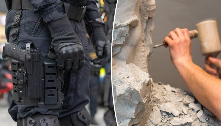 dd - Ченге-скулптор направи 5-метрова статуя на кукер, подарява я на Перник (СНИМКИ)