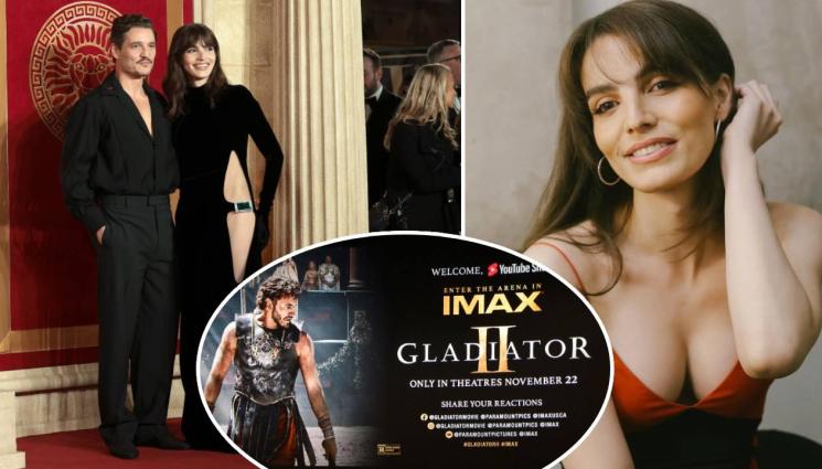 Педро Паскал - Новият гладиатор гушка транссексуална на премиерата на филма (СНИМКИ)