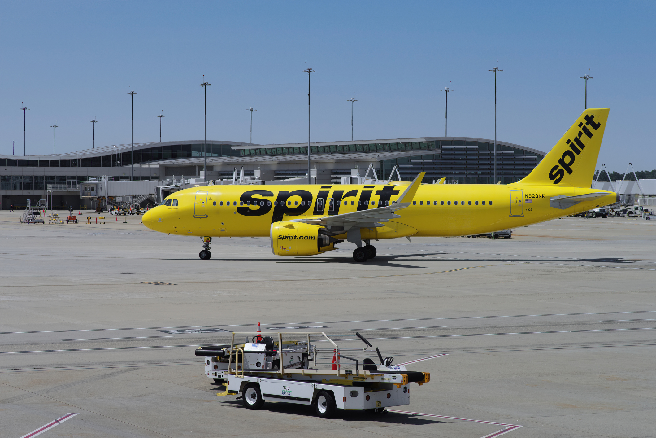 самолет Spirit airlines