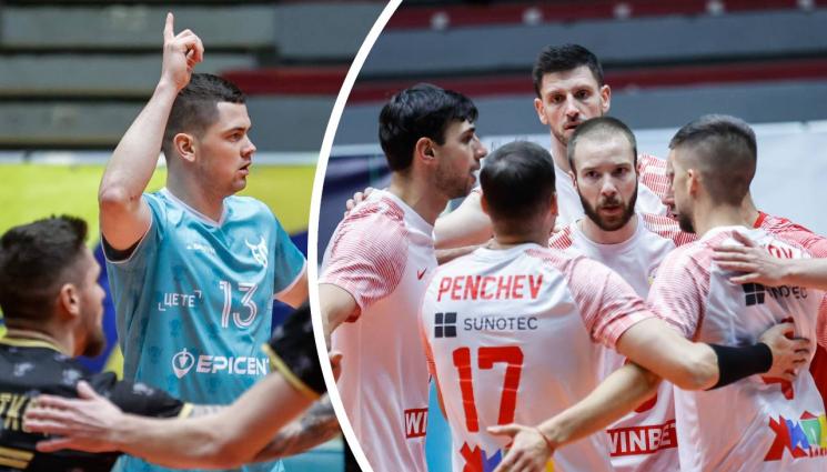 волейбол - Волейболистите на ЦСКА взеха първия мач с украинския вицешампион