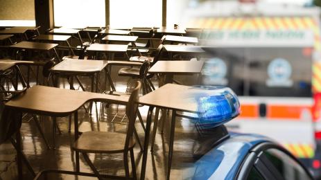 училище полиция линейка