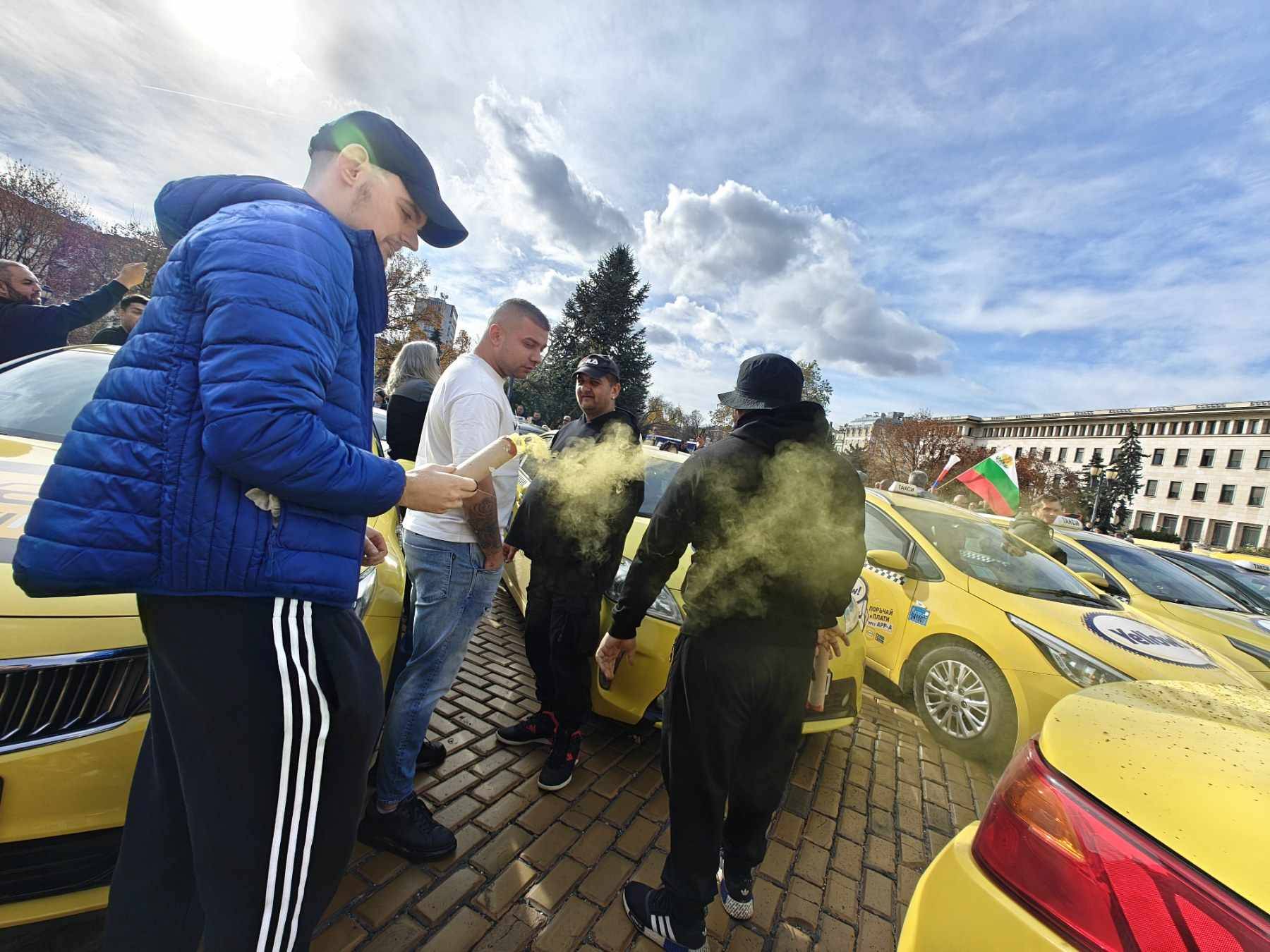 протест таксита Соифя