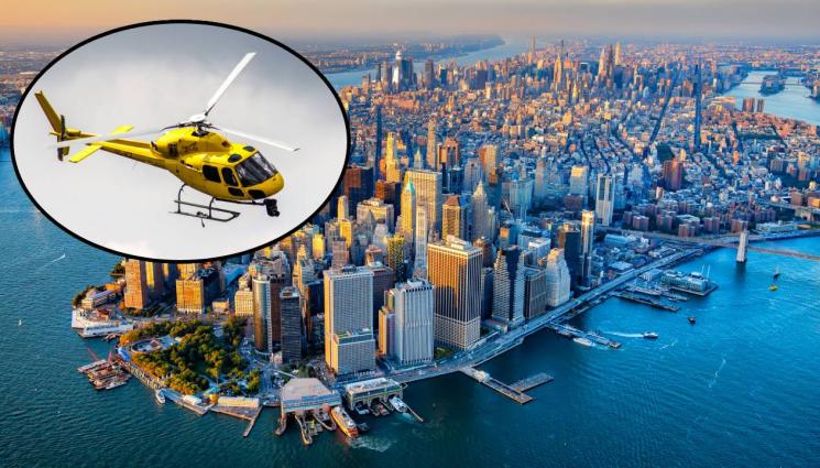 Ню Йорк хеликоптер - Новинарски хеликоптер засне НЛО над Ню Йорк (СНИМКА)