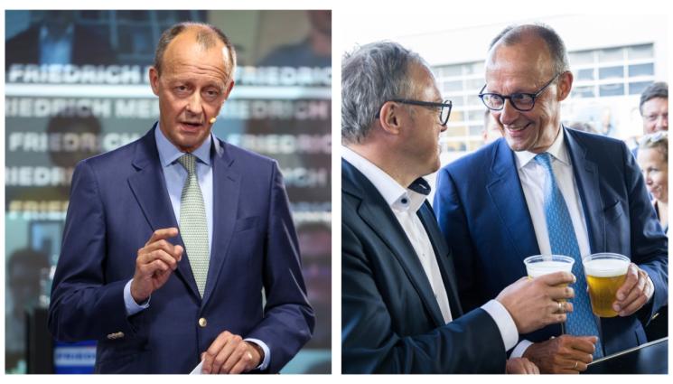 Мерц - Фридрих Мерц - кошмарът на Шолц!