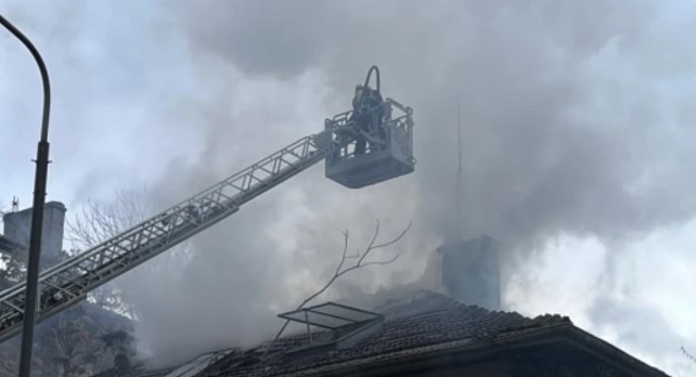 пожар София