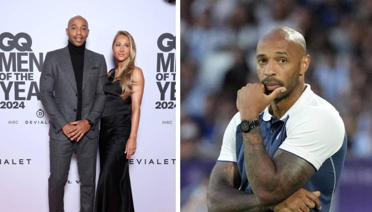 Андреа Раячич Тиери Анри - Жената на Тиери Анри празнува с куп звезди