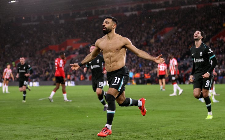 Салах измъкна Ливърпул в драма със Саутхемптън и мърсисайдци дръпнаха сериозно пред преследвачите