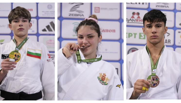 Джудо кадети Европейска купа - Злато и два бронза за кадетите ни от Европейската купа по джудо в Солун