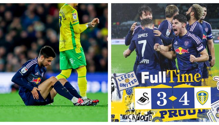 лийдс суонзи - Лийдс с 5-а победа след контузията на Илия Груев, излезе инфарктно на върха в Чемпиъншип