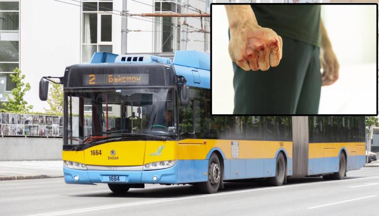 дд - БОЙ В ГРАДСКИЯ: Велосипедист преби шофьор на тролейбус в София, счупи му ръката и носа!