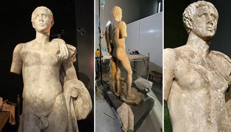 статуя Хераклея Синтика - Гай Цезар или Луций Цезар е мъжът от първата статуя в Хераклея Синтика? (ВИДЕО)