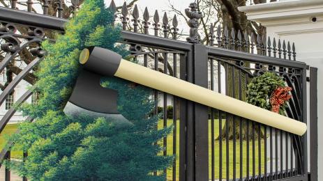 Белия дом секира