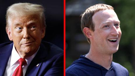 Марк Зукърбърг Доналд Тръмп