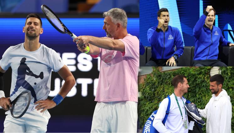 Джокович Иванишевич Мъри - Като гръм от ясно небе: Новак Джокович хваща неподготвен новия си треньор