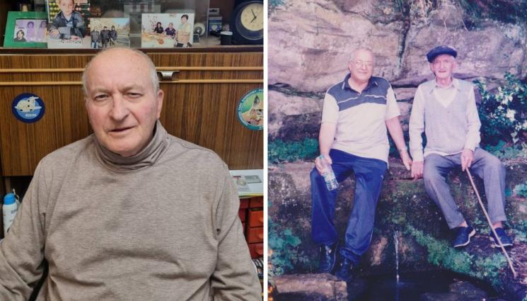 Проф Йончо Пеловски - Проф. Йончо Пеловски, роднина на най-дълго живелия българин, пред