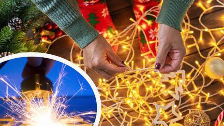 коледни лампички