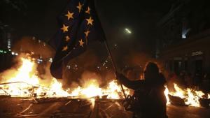 Грузия протест