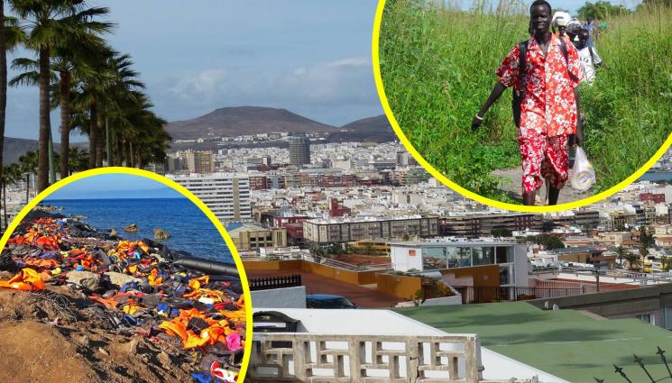 мигранти Канарите - СМЕНЯТ КУРСА: Незаконните мигранти вече искат на Канарските острови!