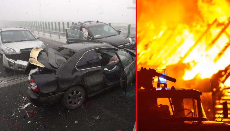 пожар - ЧЕРНА ХРОНИКА: Катастрофите с 5 пъти повече жертви от пожарите!