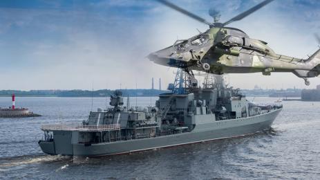 кораб хеликоптер